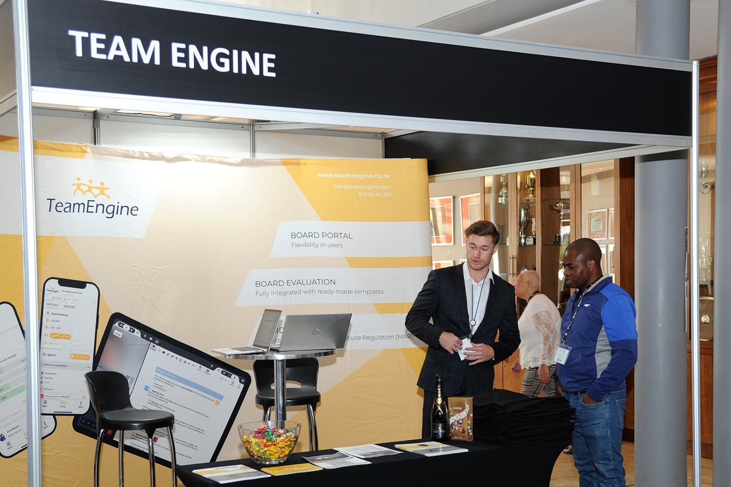 Platinum sponsor, TeamEngine’s exhibition stand