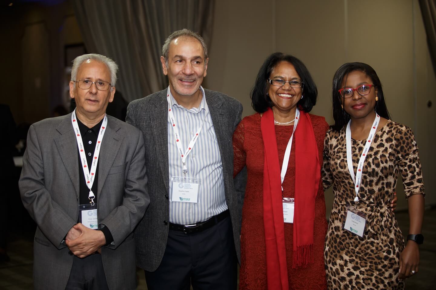 Firoz Cachalia, Stephen Sadie, Cynthia Stimpel and Freda Moloi