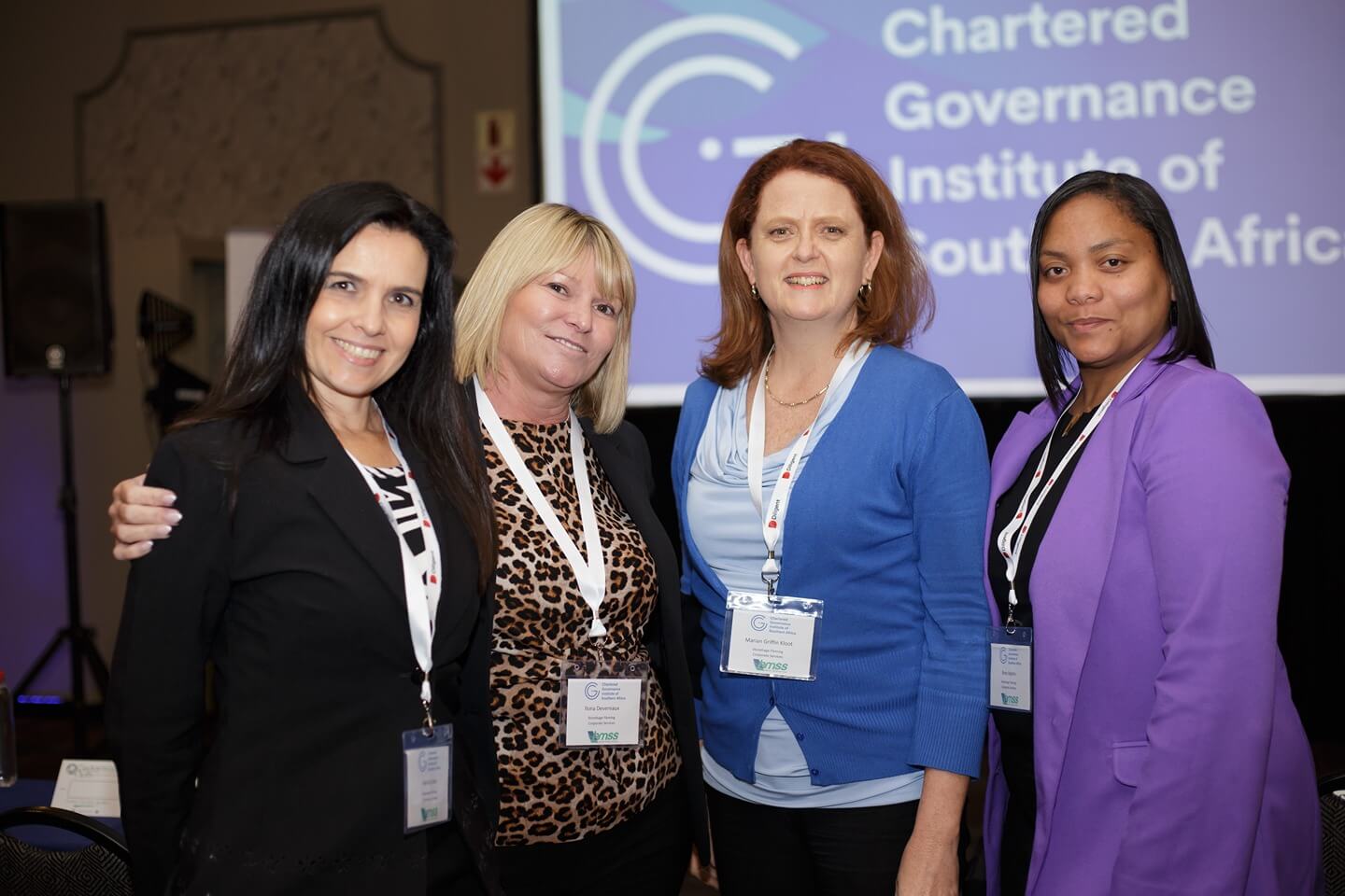 Gerna Crous, Ilona Devereaux, Marian Kloot and Bree Adams from Stonehage Fleming Corporate Services