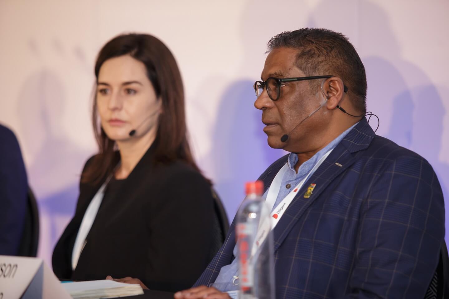 Willemien van der Merwe and Lawson Naidoo on the Governance in Sport Panel